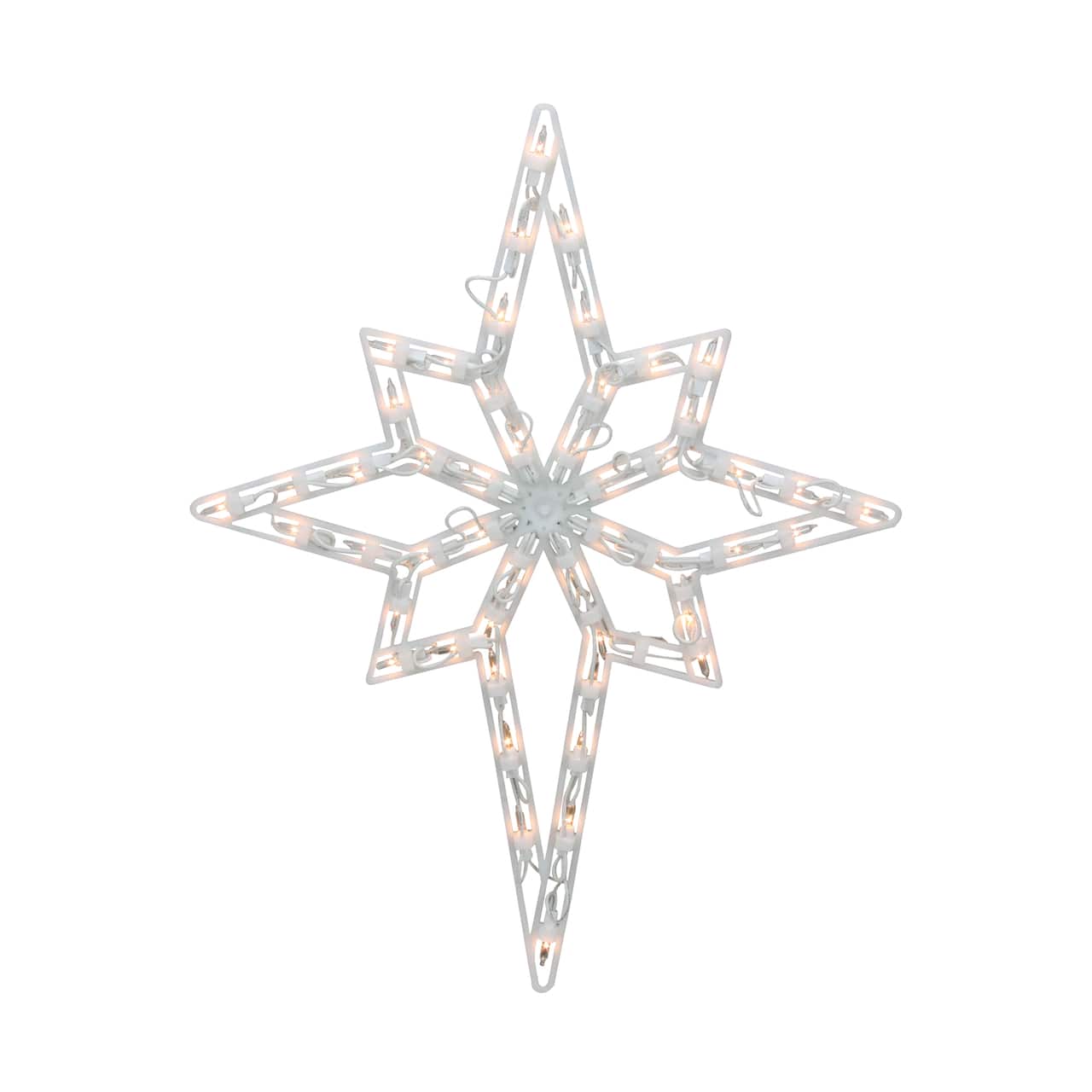 18" Lighted Star of Bethlehem Christmas Window Silhouette Decoration